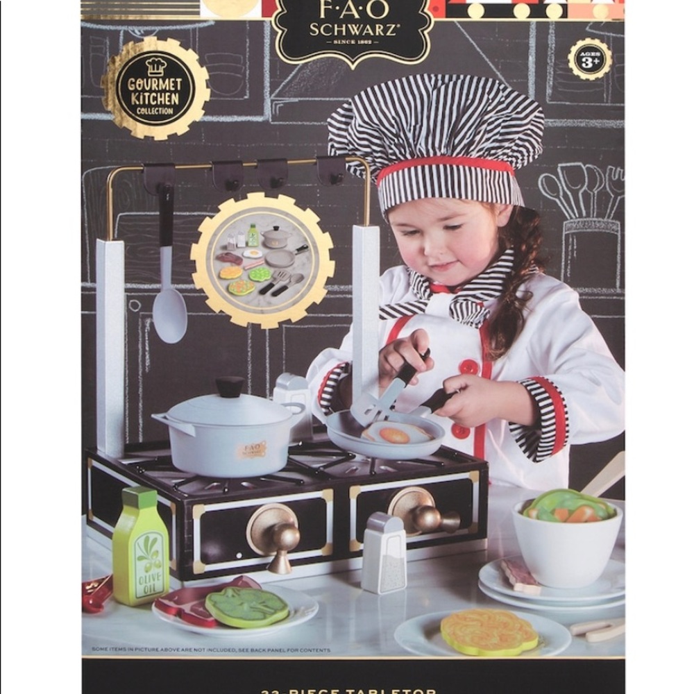 FAO Schwartz wooden tapped top stove